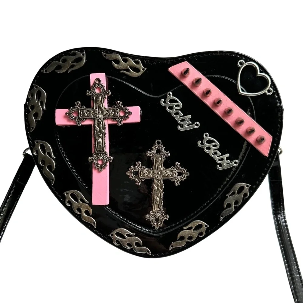 Sukuto Gothic Punk Crossbody Bag